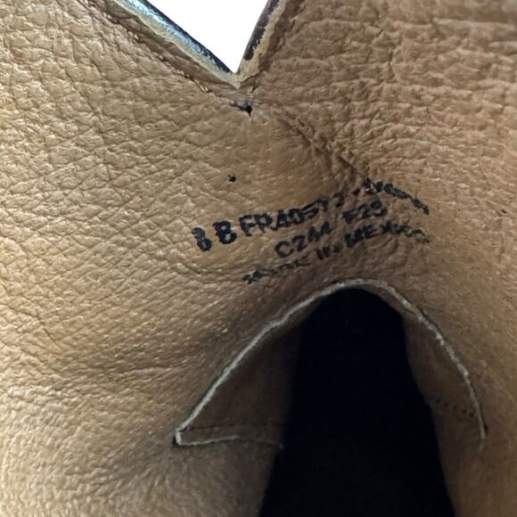 Frye Billy Short Western Leather Booties Boots Womens Size 8 Silver Pewter - Picture 13 of 16